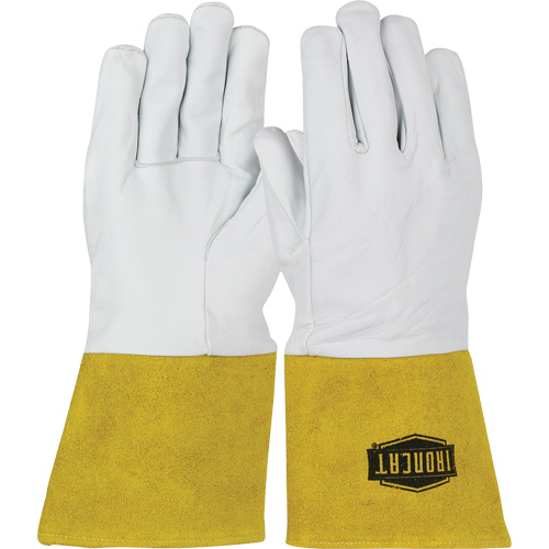 Ironcat&reg; Premium Leather TIG Glove, Grain Kidskin, Size Small Superchem Industries