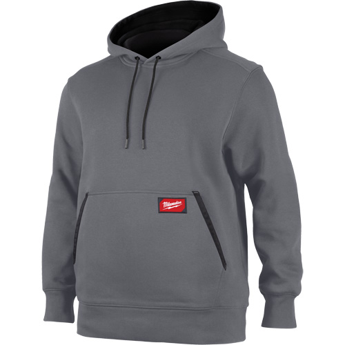 Midweight Pullover Hoodie, Men's, Small, Grey Superchem Industries