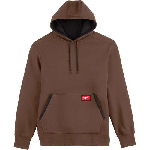 Midweight Pullover Hoodie, Men's, Small, Brown Superchem Industries