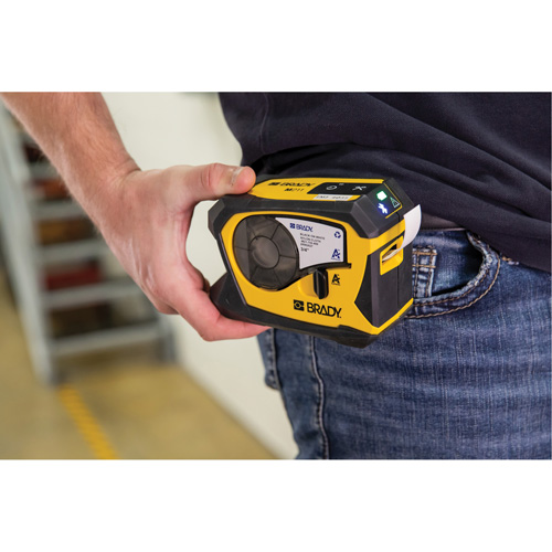 Portable Bluetooth Label Printer, 0.75" Tape Superchem Industries