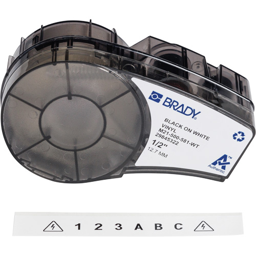 Repositionable Multi-Purpose Labels with Ribbon, Black Superchem Industries