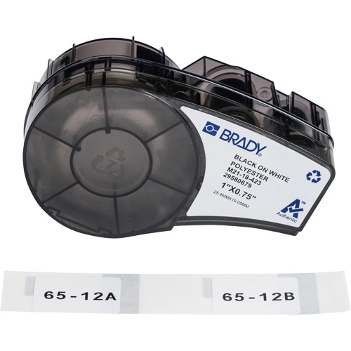 Harsh Environment Multi-Purpose Labels with Ribbon, Black Superchem Industries
