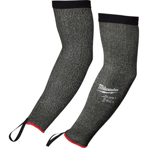 Protective Sleeves, Polyethylene, 16", ANSI/ISEA 105 Level 5/EN 388 Level E, Grey Superchem Industries