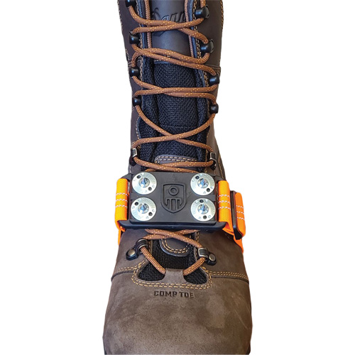 Midcleat&reg; Non-Sparking Ice Cleat, Carbon Steel, Stud Traction, One Size Superchem Industries