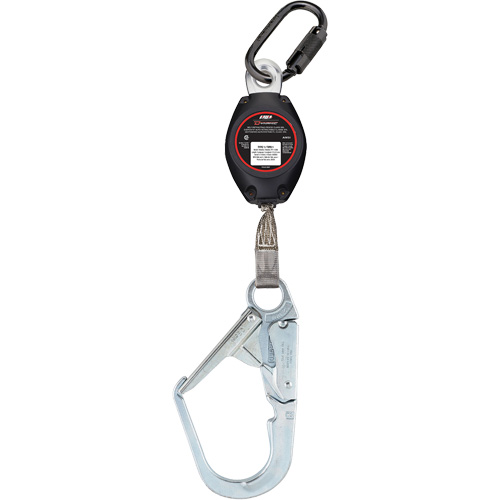 Dynamic Large Snap Hook Self-Retracting Lifeline, 7', Polyester, Swivel Superchem Industries