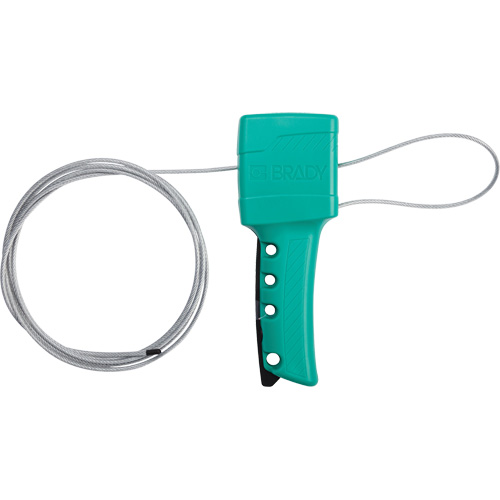 Red All Purpose Cable Lockout, 8' Length Superchem Industries