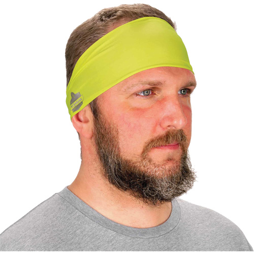 Chill-Its 6634 Cooling Headband, High Visibility Lime-Yellow Superchem Industries