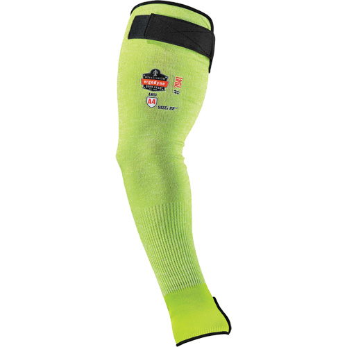 Manche de protection contre la coupe ProFlex 7941-PR, TenaLux, 22", ASTM ANSI niveau A4/EN 388 niveau D, Lime haute visibilit&eacute; Superchem Industries