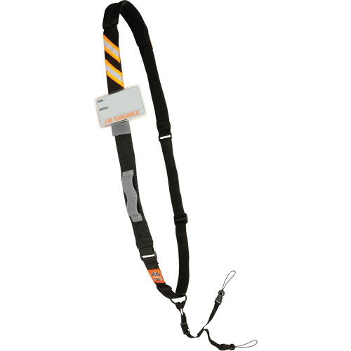 Longe &eacute;lingue &agrave; scanneur de code barres coussin&eacute;e Squids 3137 pour ordinateurs portables, Longueur fixe, Boucle Superchem Industries