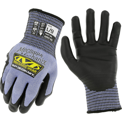 Gants r&eacute;sistants aux coupures SpeeKnit S2EC33, Taille Petit/7, Calibre 18, Rev&ecirc;tement Ur&eacute;thane, Enveloppe en PEHP/Tungst&egrave;ne, ASTM ANSI niveau A5/EN 388 niveau D Superchem Industries