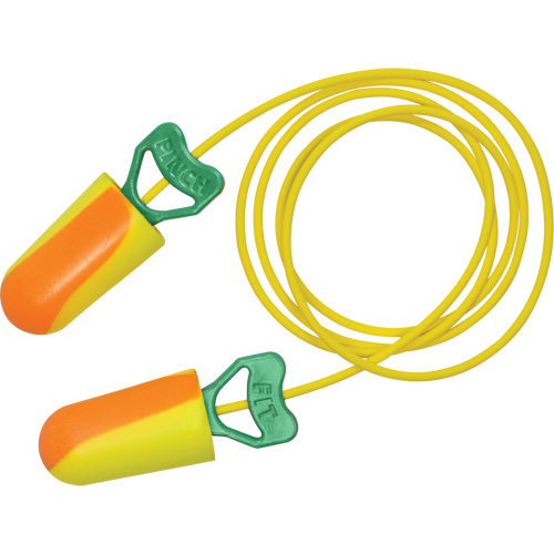 PinchFit BioSoft Biobased Earplugs, Bulk - Box, Corded Superchem Industries