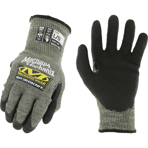 Gants de travail Speedknit, Taille 7, Calibre 13, Rev&ecirc;tement Ur&eacute;thane, Enveloppe en PEHP/Tungst&egrave;ne, ASTM ANSI niveau A9 Superchem Industries