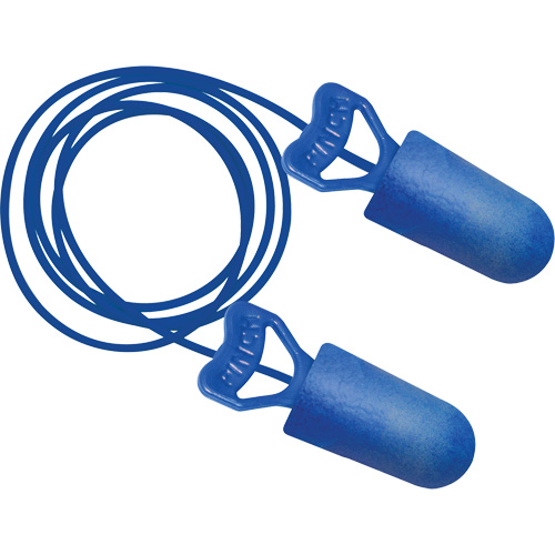 Food Pro PinchFit BioSoft BioBased Metal Detectable Earplugs, Corded, One-Size, Bulk - Box, 32 NRR dB Superchem Industries