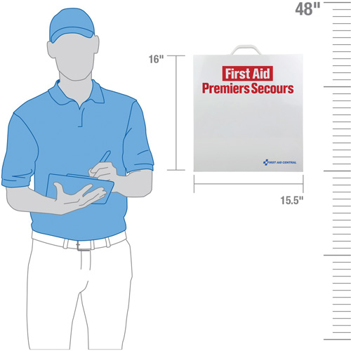 SmartCompliance&reg; First Aid Cabinet, Meets CSA Z1220-17 Type 3 High-Risk Environment, Small (2-25 Workers) Superchem Industries