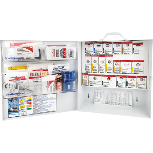 SmartCompliance&reg; First Aid Cabinet, Meets CSA Z1220-17 Type 3 High-Risk Environment, Small (2-25 Workers) Superchem Industries