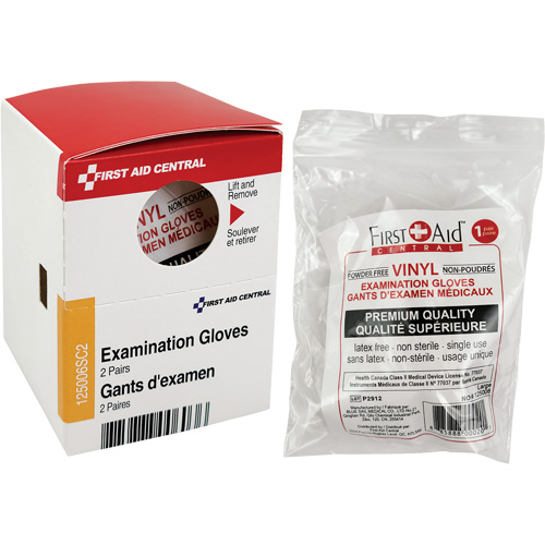 SmartCompliance&reg; Refill Examination Gloves, Vinyl, Powder-Free, Clear, Class 2 Superchem Industries