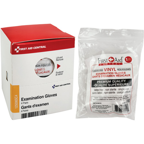 SmartCompliance&reg; Refill Examination Gloves, Vinyl, Powder-Free, Clear, Class 2 Superchem Industries