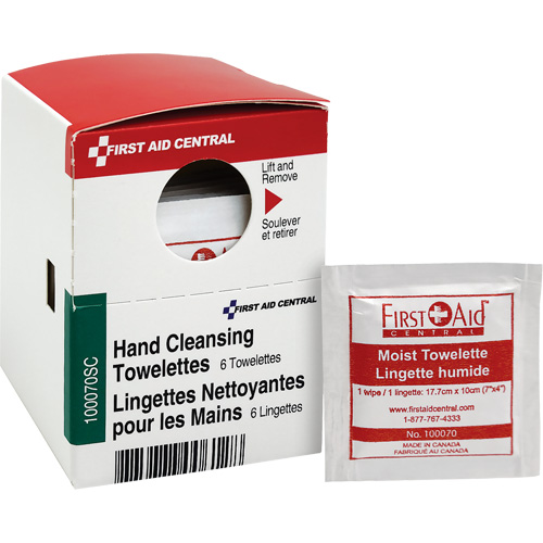 SmartCompliance&reg; Refill Cleansing Wipes, Towelette, Hand Cleaning Superchem Industries