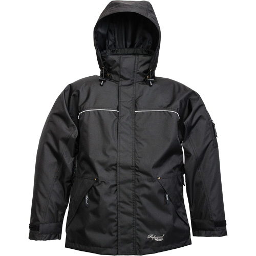 Thor 300D Trilobal Jacket, Polyester, Medium, Black Superchem Industries