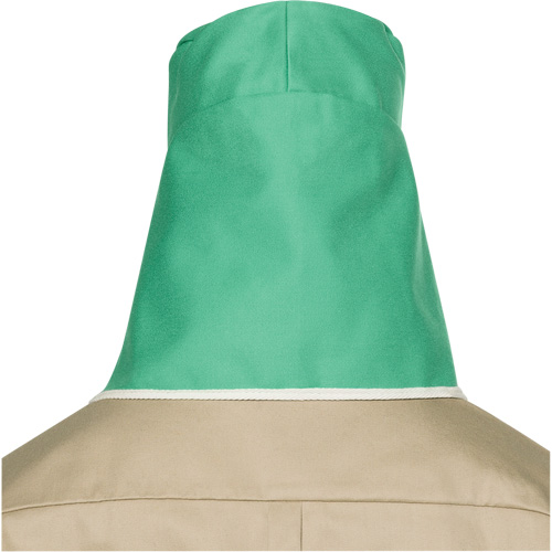 Chapeau avec couvre-nuque en coton ignifug&eacute; Weldlite, Taille unique, Vert Superchem Industries