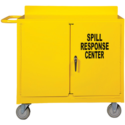 Chariot central de contr&ocirc;le des d&eacute;versements, 18" lo x 38,375" la x 36" h Superchem Industries
