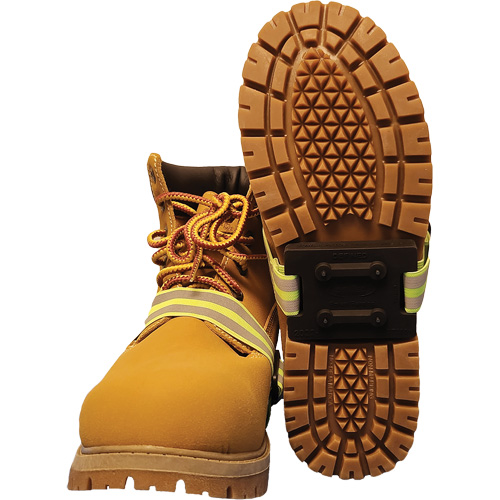 Icetred Mid-Sole Traction Device with Defined Heel, Rubber/Tungsten Carbide, Stud Traction, One Size Superchem Industries