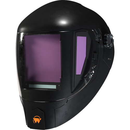 ArcOne&reg; Orbit Welding Helmet, 6" L x 4" W View Area, 3 - 13 Shade Range, Black Superchem Industries