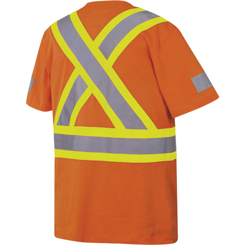 6978 Safety T-Shirt, Cotton, Large, Orange Superchem Industries