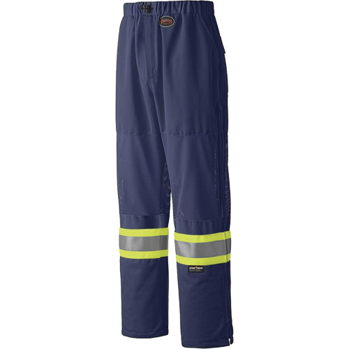 6003P Pantalon de s&eacute;curit&eacute; routi&egrave;re, Polyester, T-petit, Bleu marin Superchem Industries