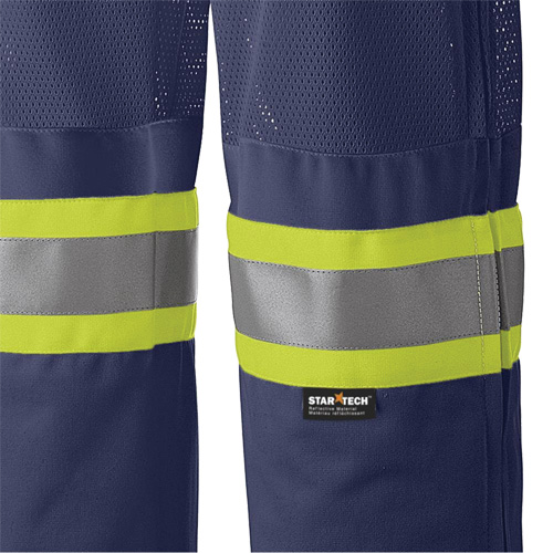 6003P Pantalon de s&eacute;curit&eacute; routi&egrave;re, Polyester, T-petit, Bleu marin Superchem Industries