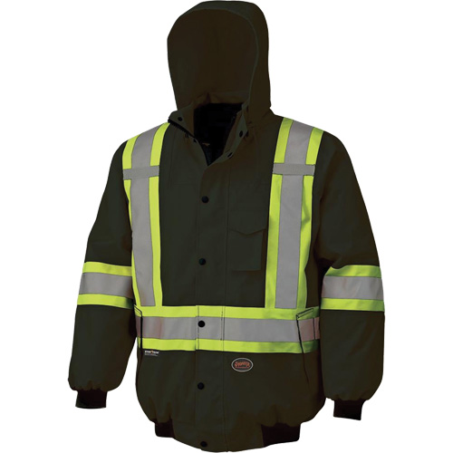 5026 Waterproof 7-in-1 Bomber Jacket, Polyester, Black, X-Small Superchem Industries