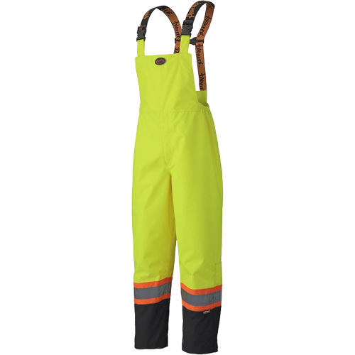 5405 Salopettes imperm&eacute;ables 300D Trilobal antid&eacute;chirure, Polyester, T-petit, Jaune lime haute visibilit&eacute; Superchem Industries
