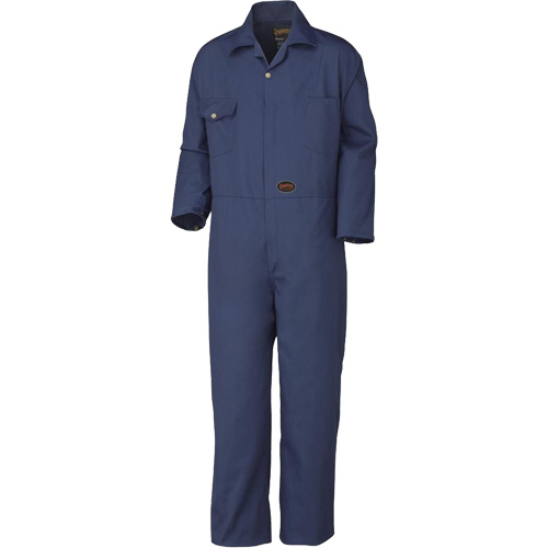 515 Combinaisons avec fermeture &agrave; glissi&egrave;re en laiton, Hommes, Bleu marin, Taille 36 Superchem Industries