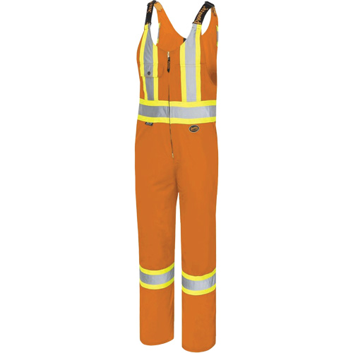6617T Salopettes, Polyester, 40, Orange haute visibilit&eacute; Superchem Industries
