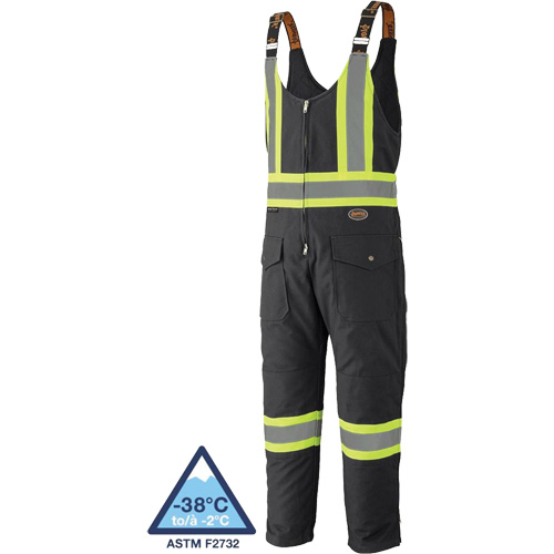 5536BK Combinaison en toile de coton matelass&eacute;e, Coton, T-petit, Noir Superchem Industries