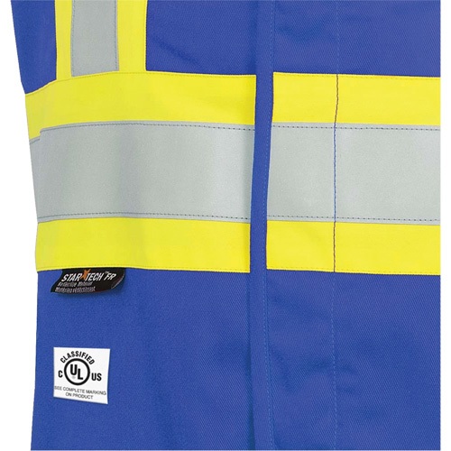 7730 FR-Tech&reg; Flame-Resistant Arc Safety Vest, Small, Royal Blue, 10 cal/cm² Superchem Industries