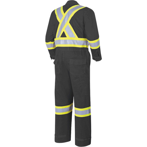 7702BKT FR-Tech&reg; Arc-Rated Coverall, Size 40 (Tall), Black, 10 cal/cm² Superchem Industries