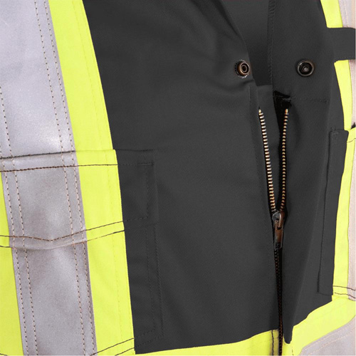 7702BKT FR-Tech&reg; Arc-Rated Coverall, Size 40 (Tall), Black, 10 cal/cm² Superchem Industries