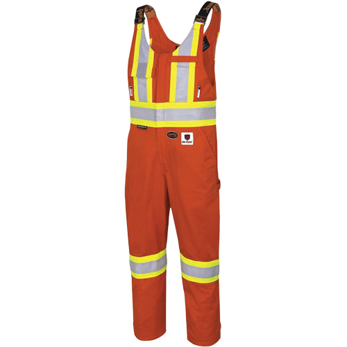 7712 FR-Tech&reg; Flame-Resistant Overalls, Small, High Visibility Orange Superchem Industries
