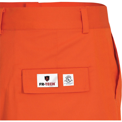 7763 FR-Tech&reg; 88/12 Arc Rated High-Visibility Safety Pants, 34, x 34, High Visibility Orange, 9.7 cal/cm² Superchem Industries
