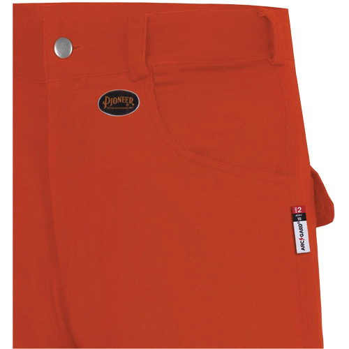 7765 FR-Tech&reg; 88/12 Arc Rated High-Visibility Safety Cargo Pants, 30, x 32, High Visibility Orange, 10 cal/cm² Superchem Industries