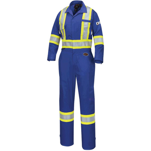 7704W FR-Tech&reg; Women's FR/Arc-Rated Coveralls, Size X-Small, Royal Blue, 10 cal/cm² Superchem Industries