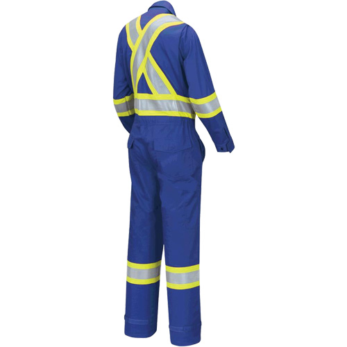 7704W FR-Tech&reg; Women's FR/Arc-Rated Coveralls, Size X-Small, Royal Blue, 10 cal/cm² Superchem Industries