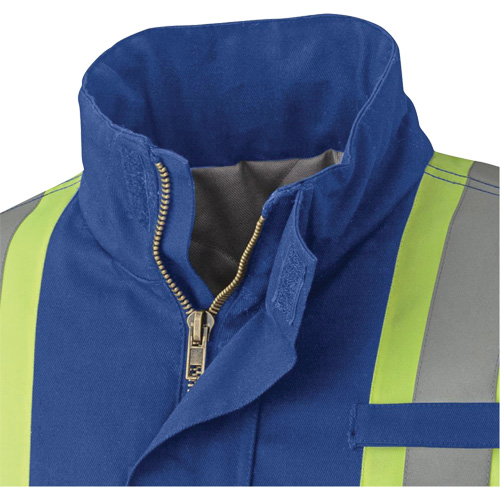 5523 Manteau de s&eacute;curit&eacute; ignifuge, Petit, Bleu royal, 58 cal/cm² Superchem Industries