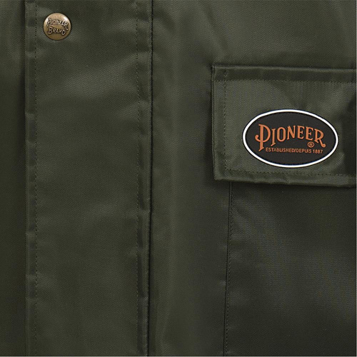 D8120J Nailhead Ripstop Tree Planter Hooded Jacket, Polyester/PVC, X-Small, Green Superchem Industries