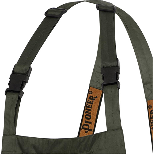 D8120P Nailhead Ripstop Tree Planter Bib Pants, X-Small, Polyester/PVC, Green Superchem Industries