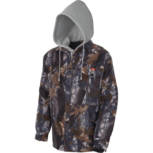 415CM Quilted Hooded Shirt, Men's, X-Small, Multi-Colour Superchem Industries