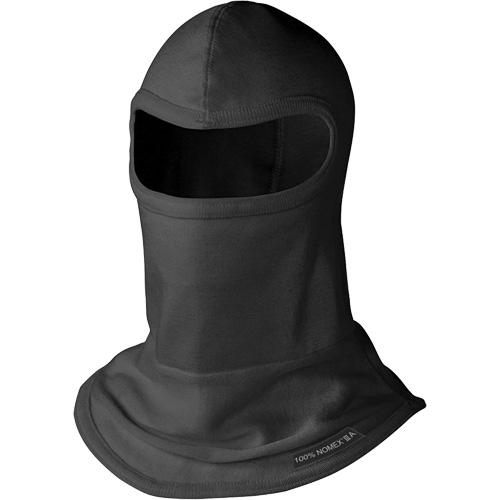 C214BK Medium-Knit 1-Hole Balaclava, Black, Nomex&reg; Superchem Industries