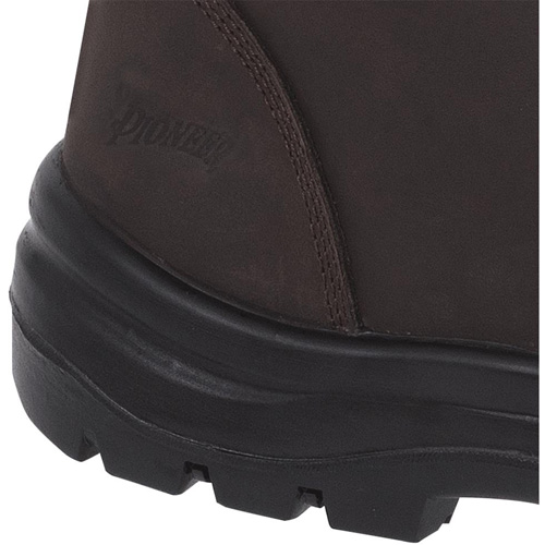 1028 Bottes de travail 8" marron, Cuir, Embout Acier, Taille 10 Superchem Industries