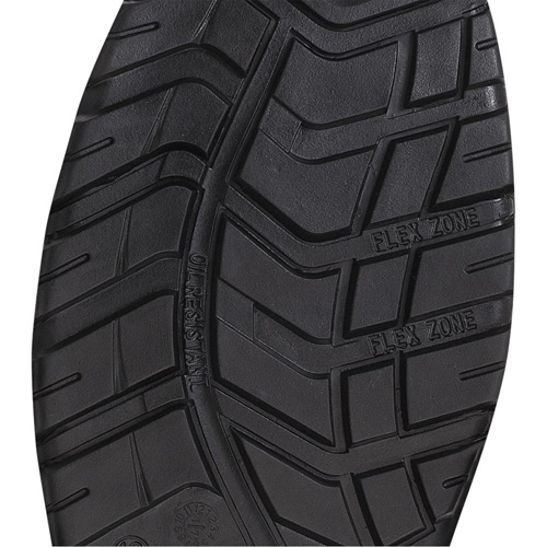 1028 Bottes de travail 8" marron, Cuir, Embout Acier, Taille 10 Superchem Industries